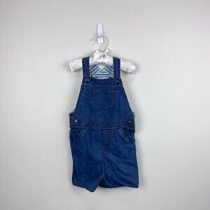 Mini Boden Blue Jean Dungarees Shortalls 3-4